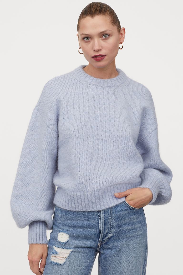 

Джемпер из смесовой шерсти H&M S Светло-голубой