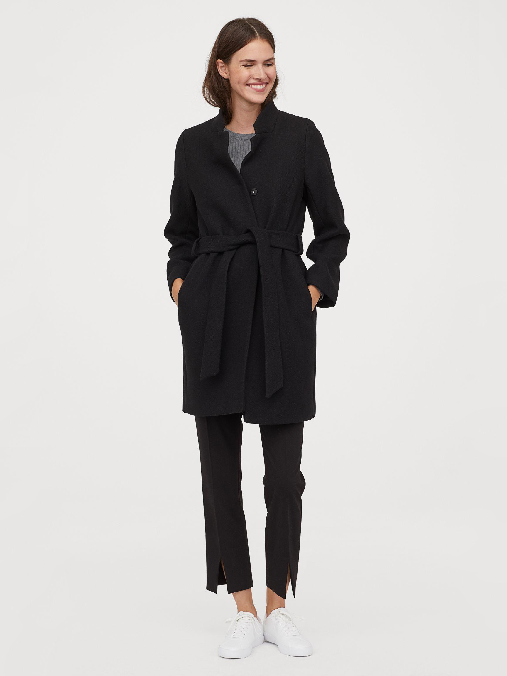 

Пальто H&M 7871470-AAAD 40 Черное
