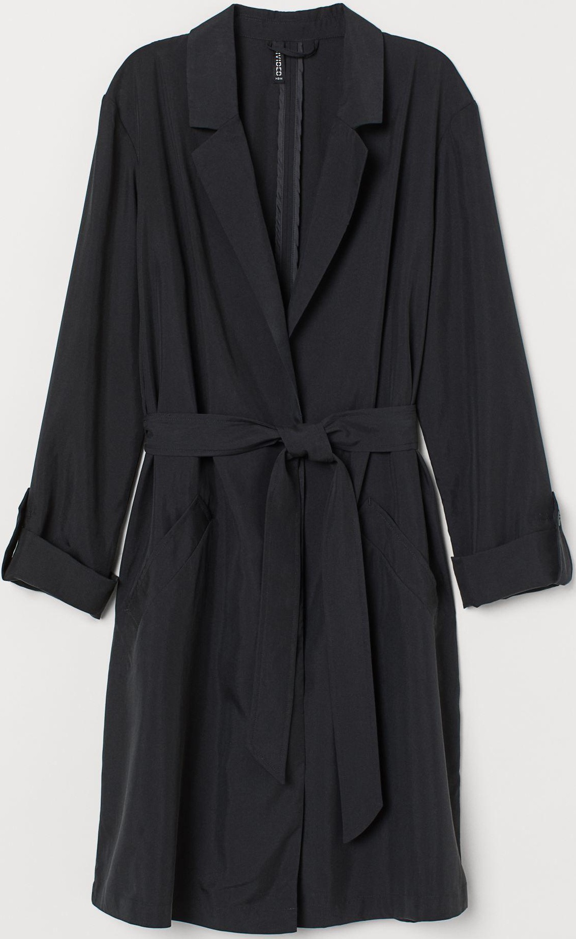 

Плащ H&M 6822891-AAZJ S Светло-черный
