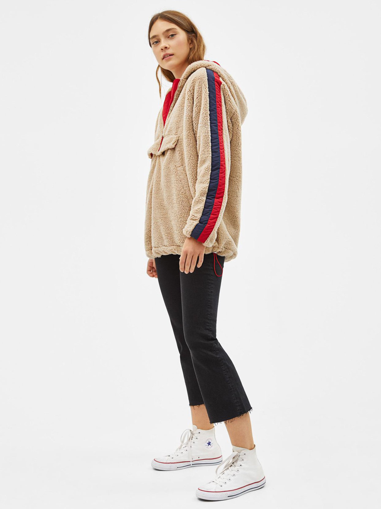 

Анорак Bershka 6347-139-766-ACTQ XS Бежевый