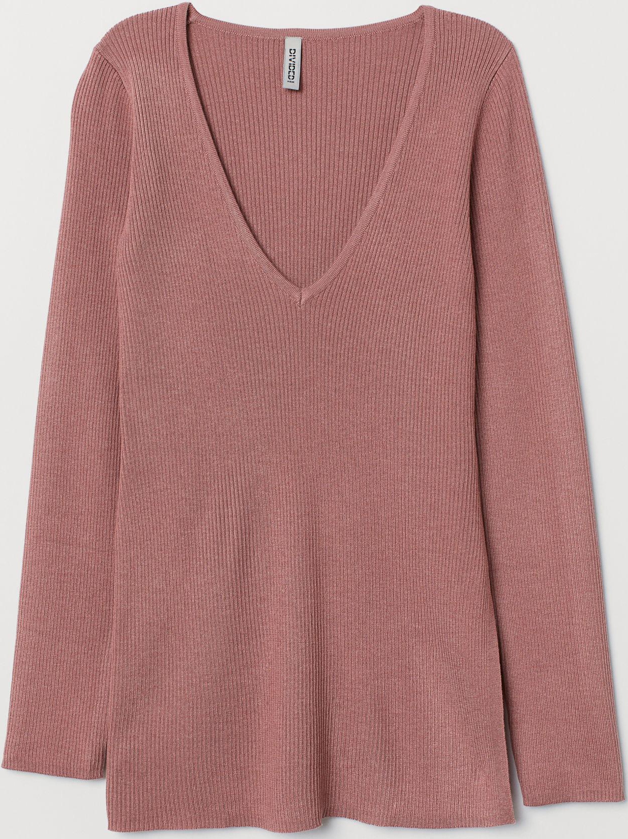 

Пуловер H&M 7217569-ACXV S Темно-розовый