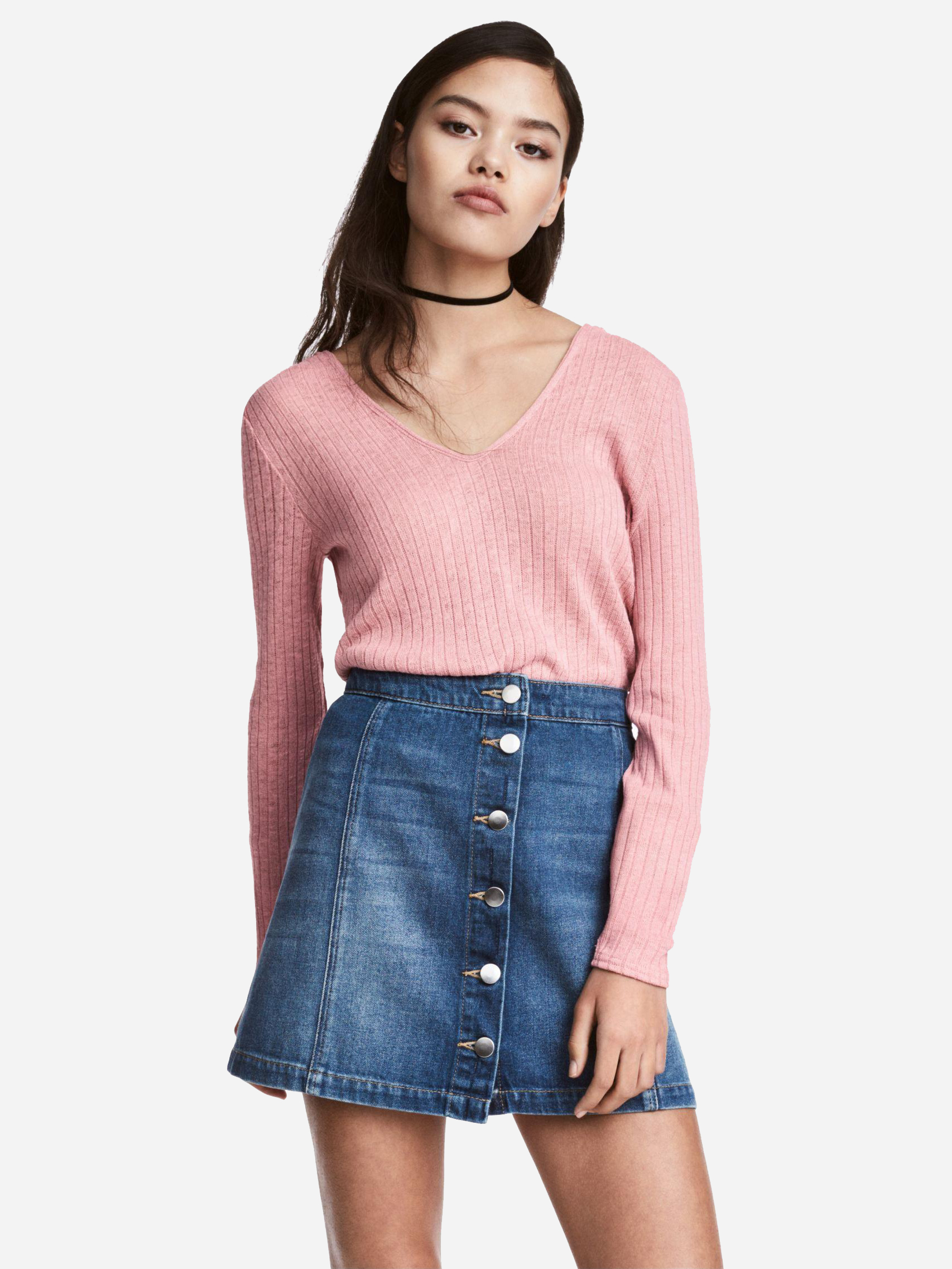 

Пуловер H&M 4653145-ACWG  Розовый, Пуловер H&M 4653145-ACWG L Розовый