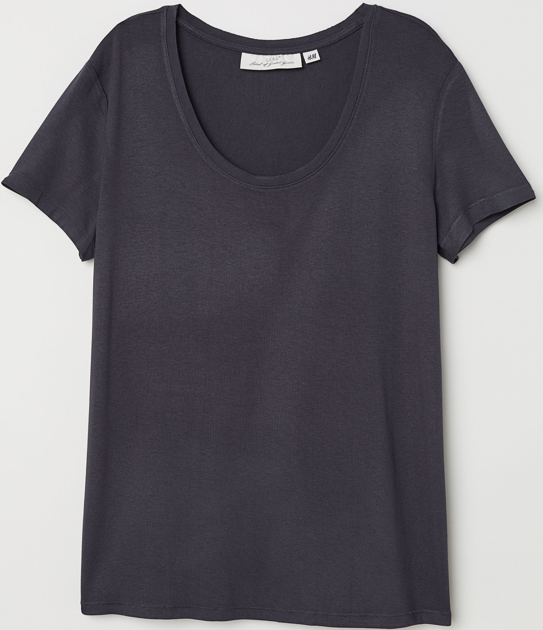 

Футболка H&M 6264107-ACXW M Темно-серая