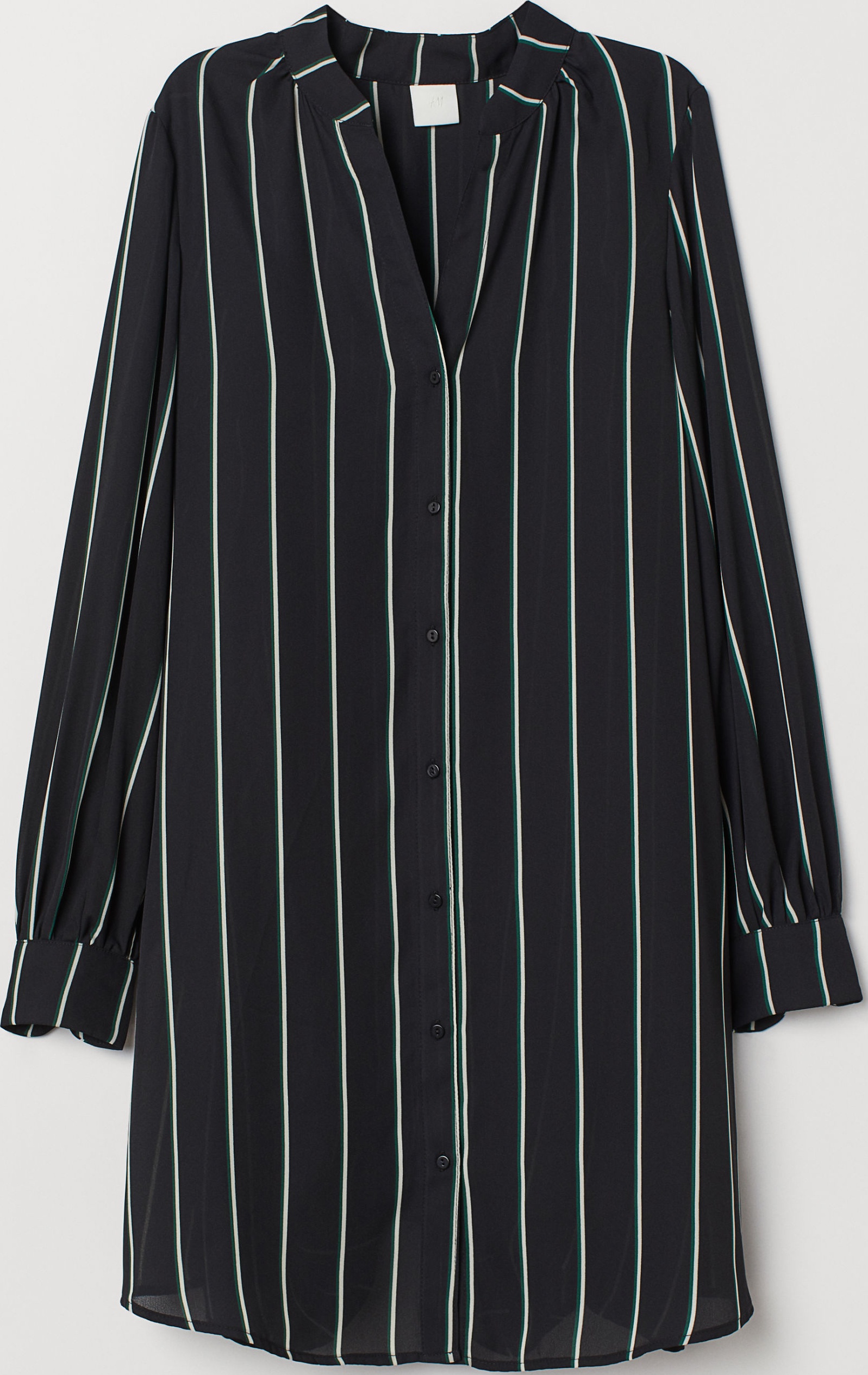

Платье H&M 6858489-ADCV 38 Темно-синее с зеленым