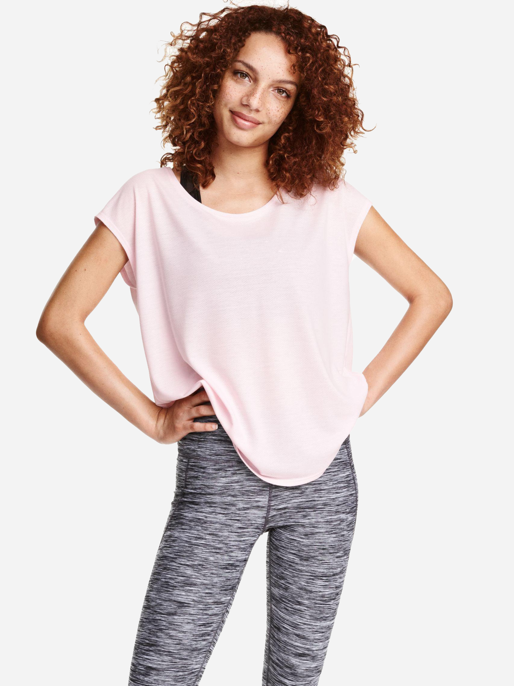 

Футболка H&M 3968814-ACWG L Розовая
