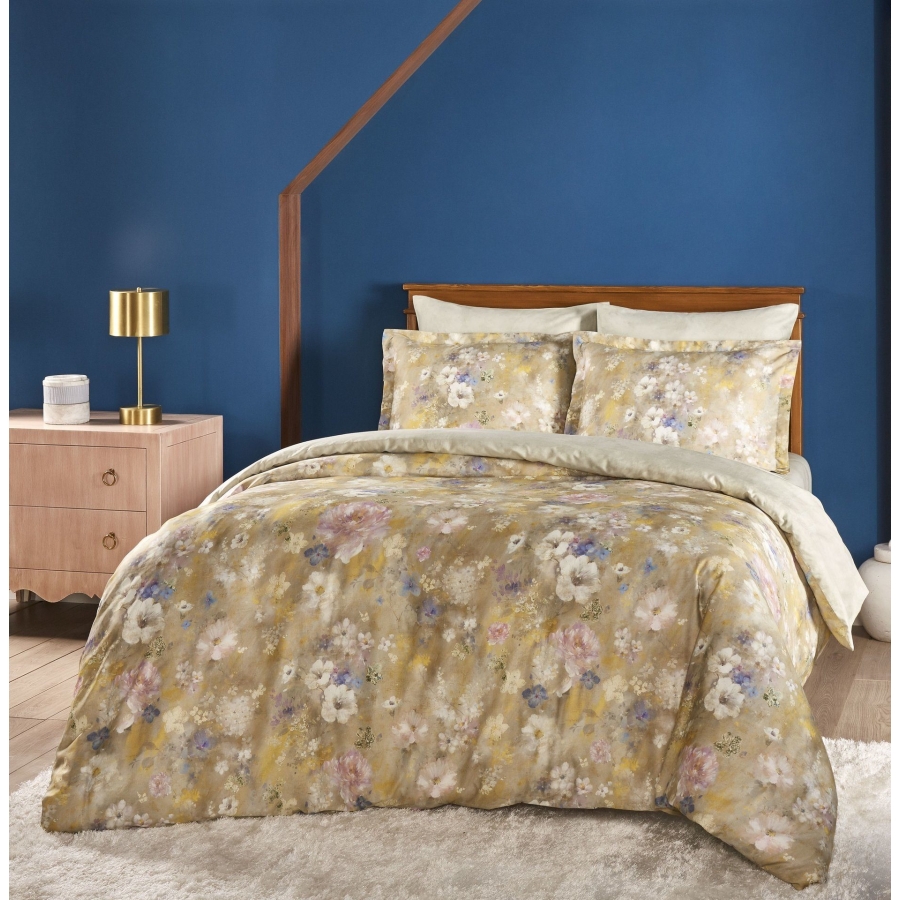 

Постельное белье Tac сатин Digital - Penon yesil v01 зеленый евро