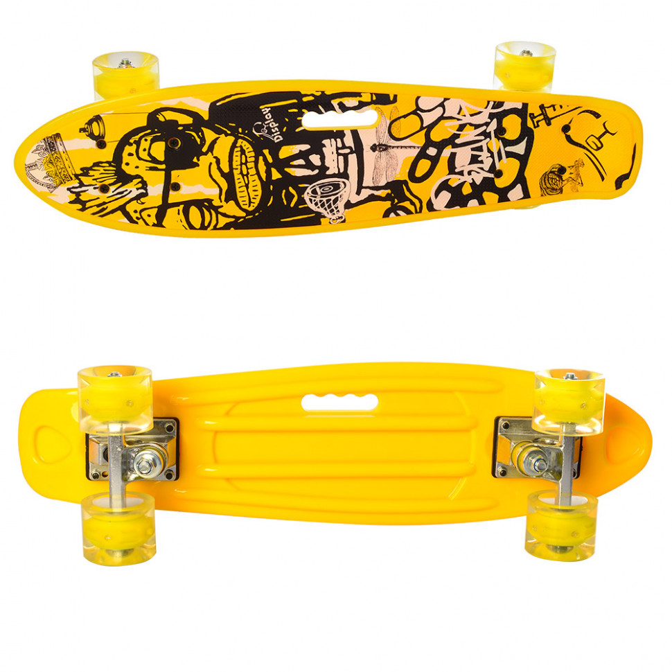 

Скейт Penny board Желтый (MS 0749-6)