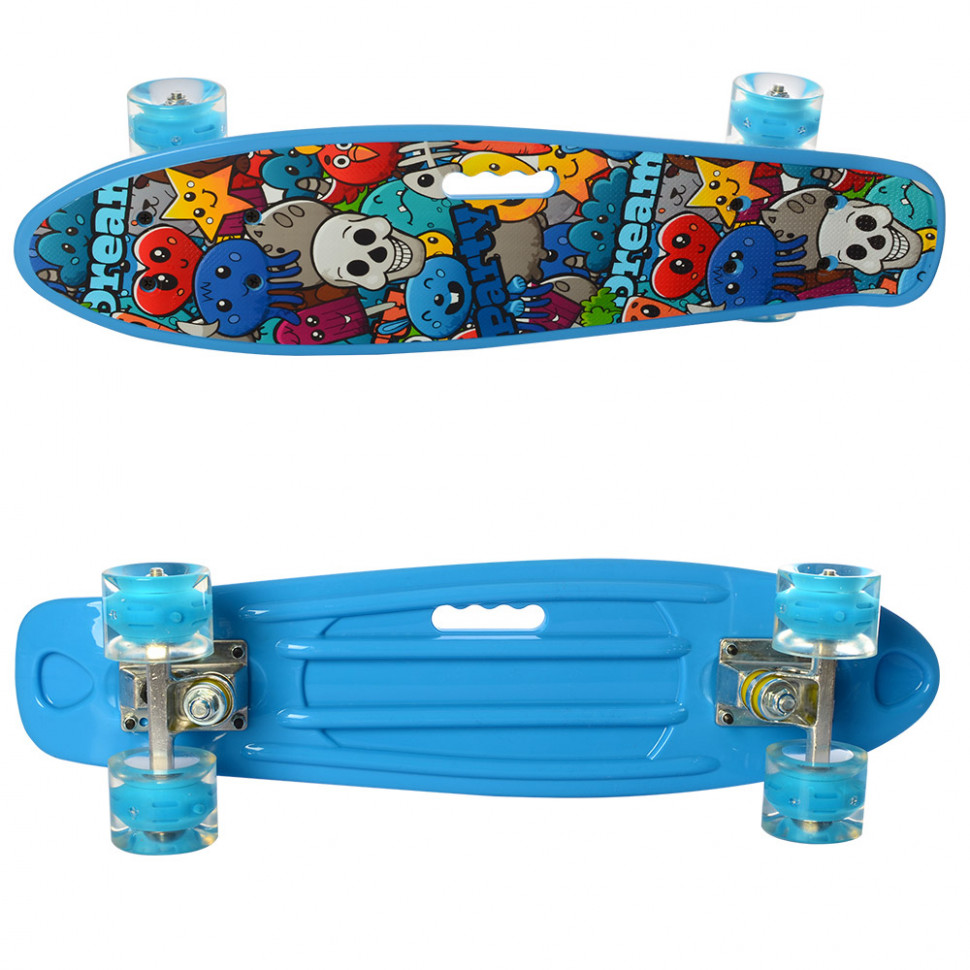 

Скейт Penny board Голубой (MS 0749-6)