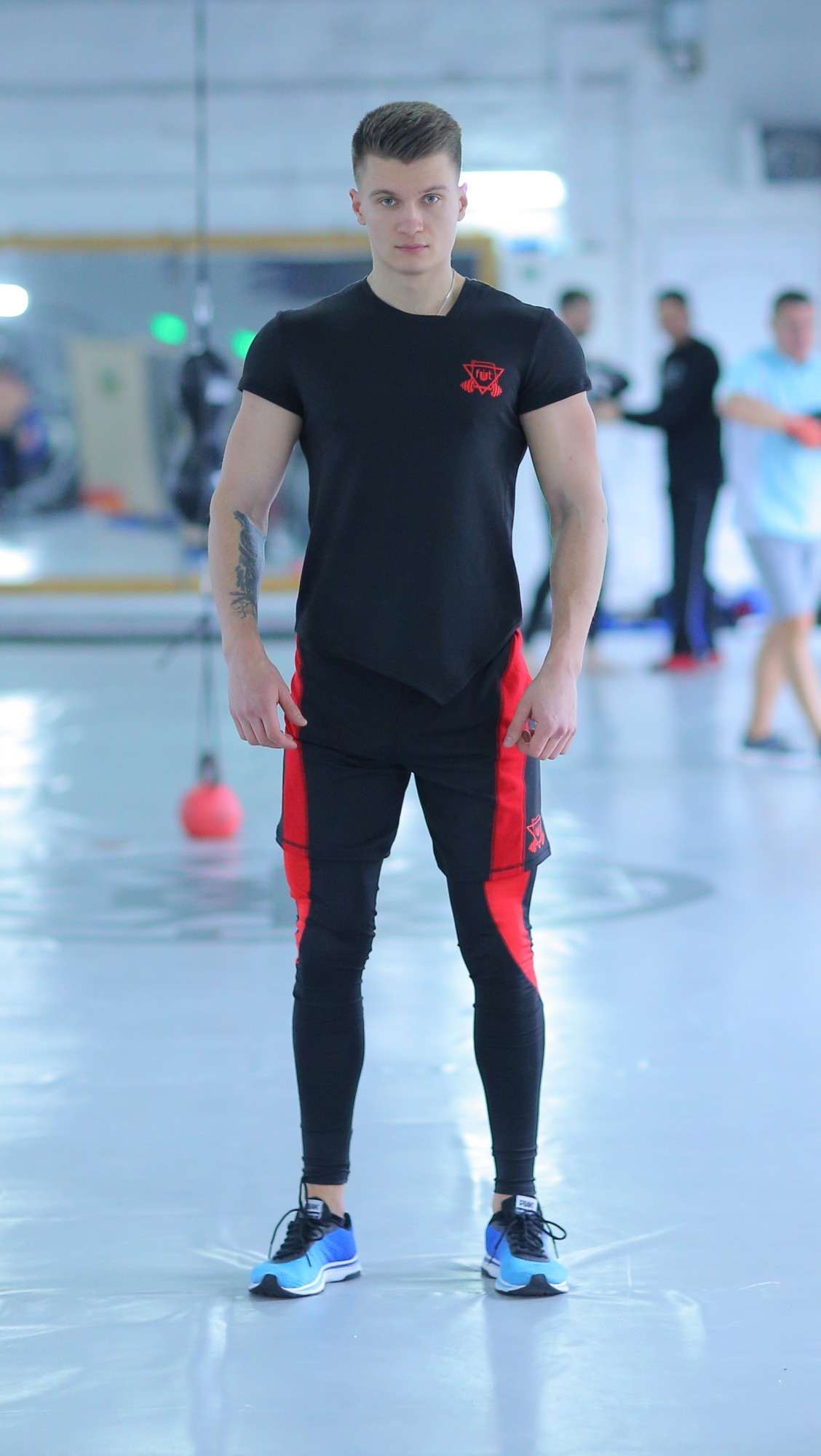 

Спортивный мужской набор Splay black 3 0 FitU XL Черный
