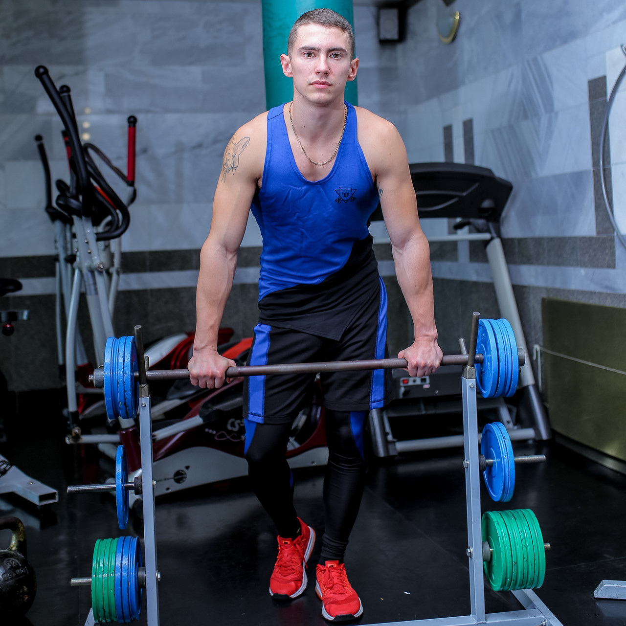 

Спортивный мужской набор Pulse b-blue 3 0 FitU L Синий
