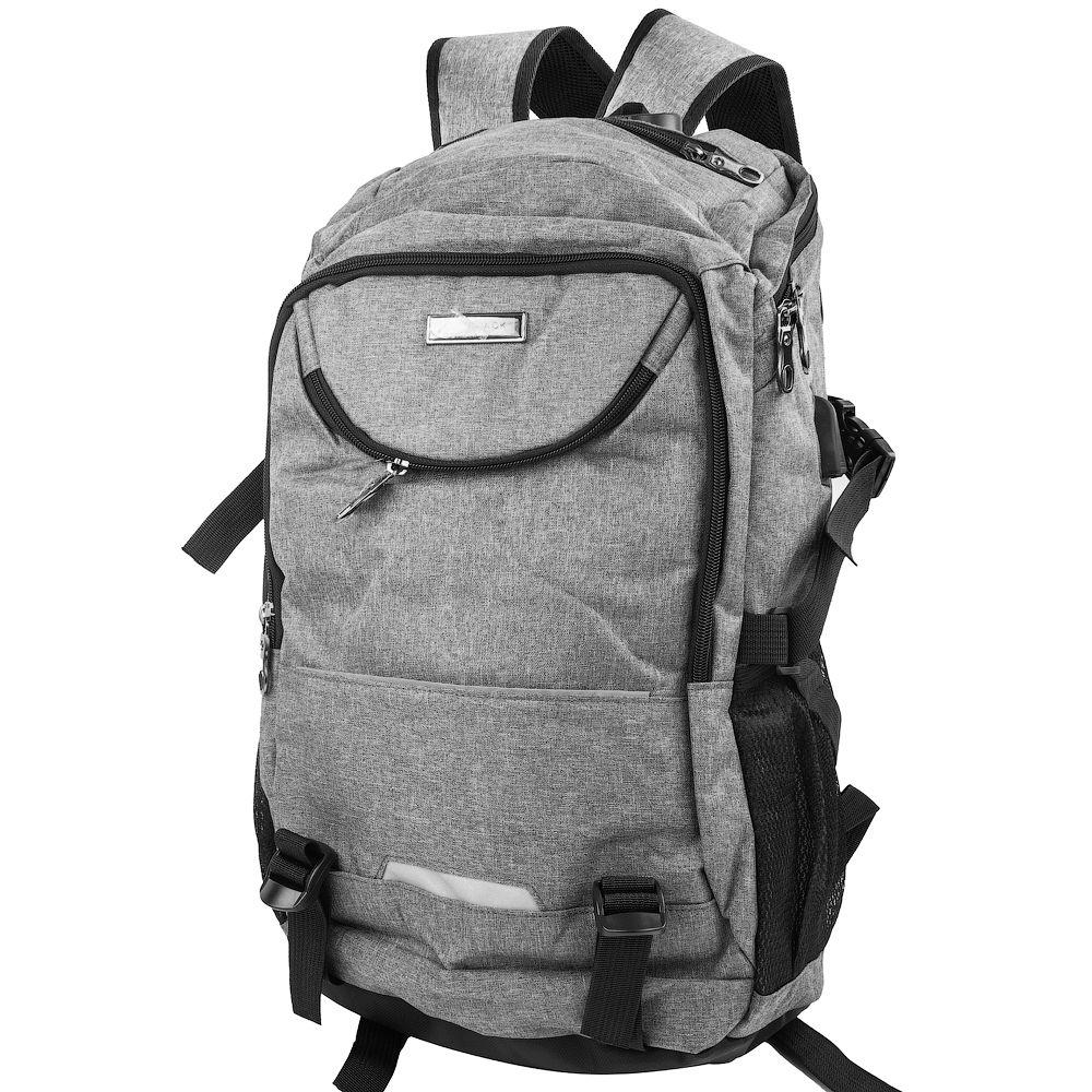 

Смарт-рюкзак мужской Valiria Fashion 30х46х19 см Серый