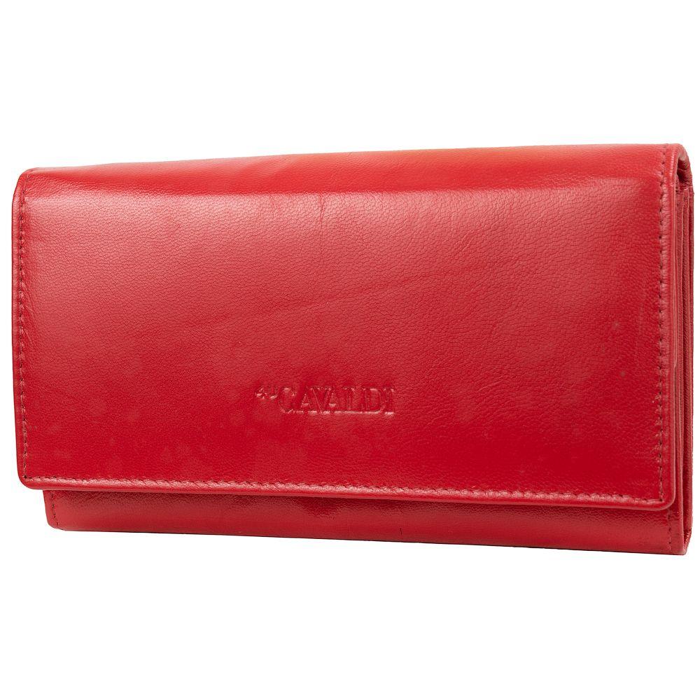 

Кожаный женский кошелек 4U Cavaldi 16,5х9х3,5 см Красный