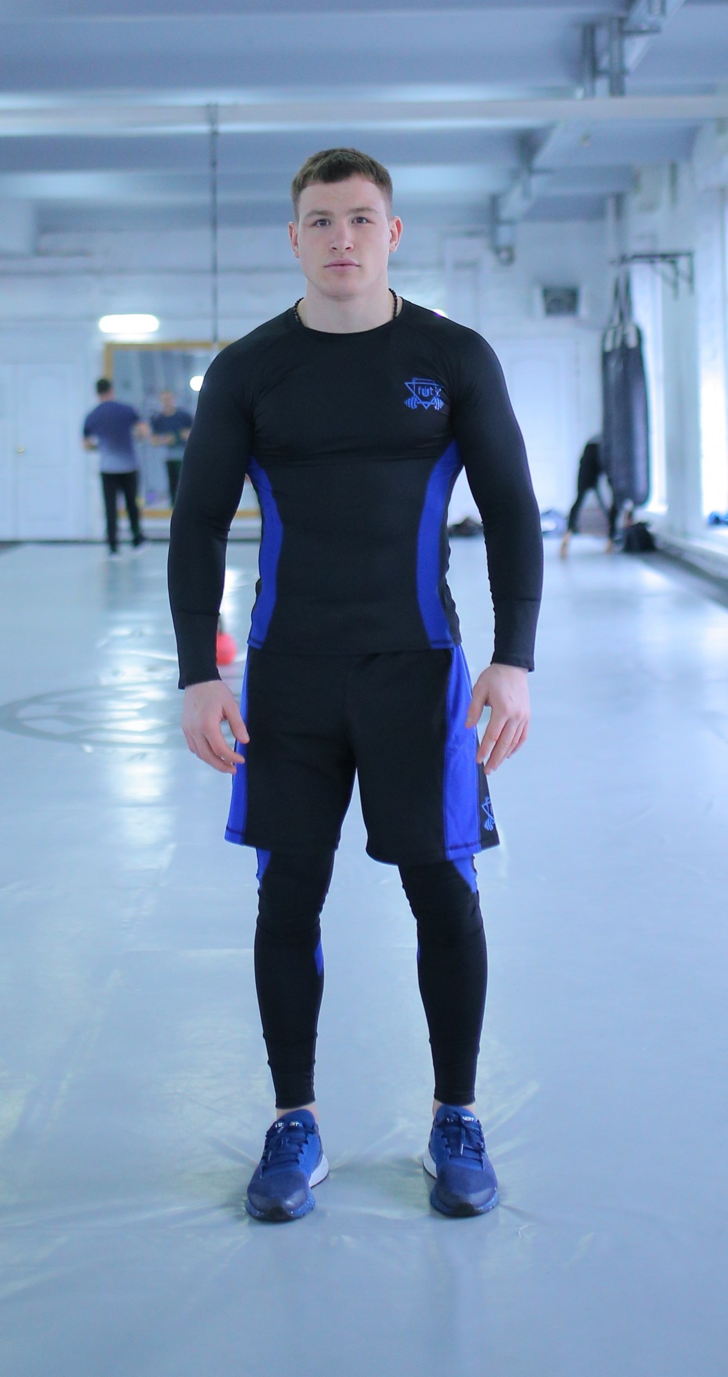 

Спортивный мужской набор Rush blue 3 0 FitU L Черный