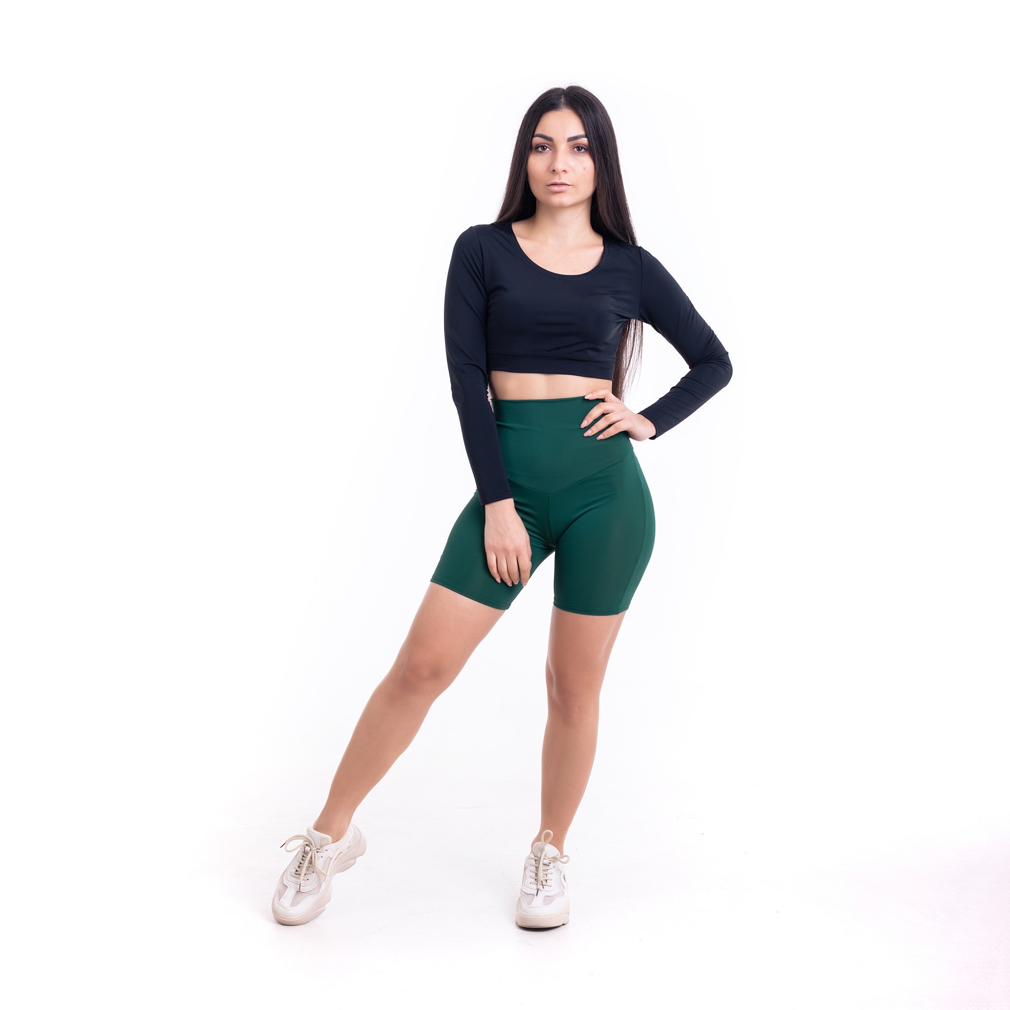 

Спортивный женский костюм (Рашгард велосипедки) FitU XL Разноцветный