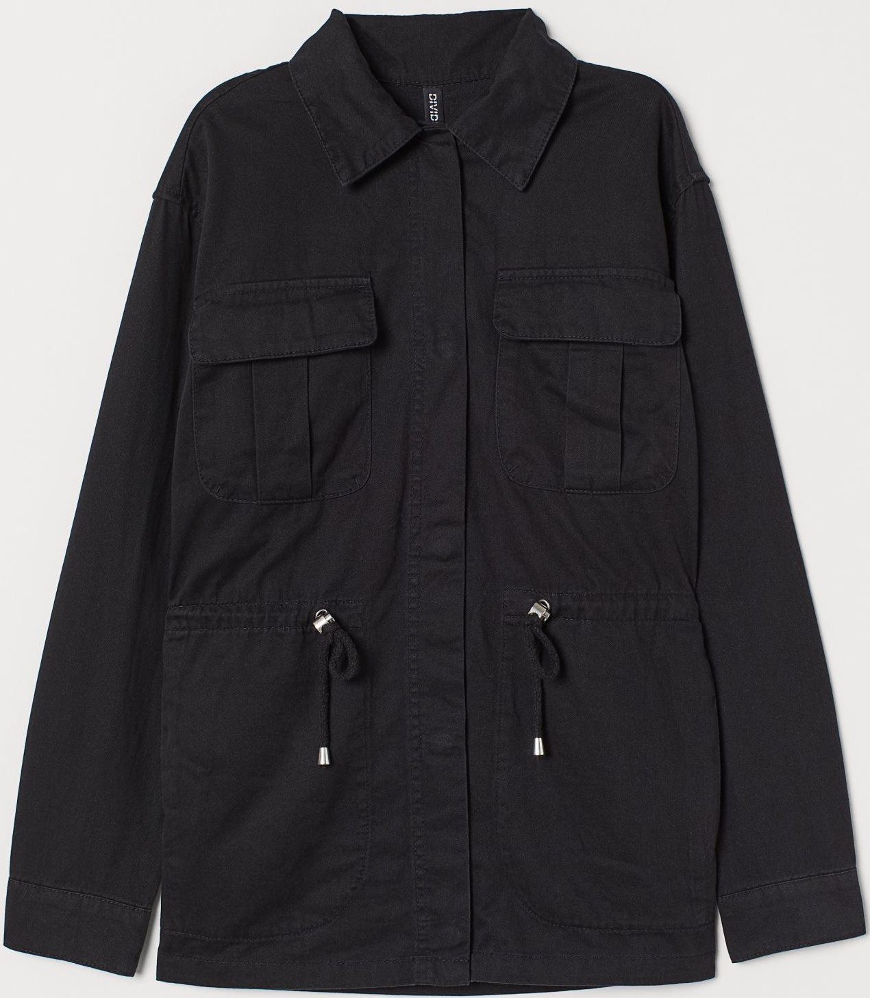 

Куртка-рубашка H&M 8092000-AAAD S Черная