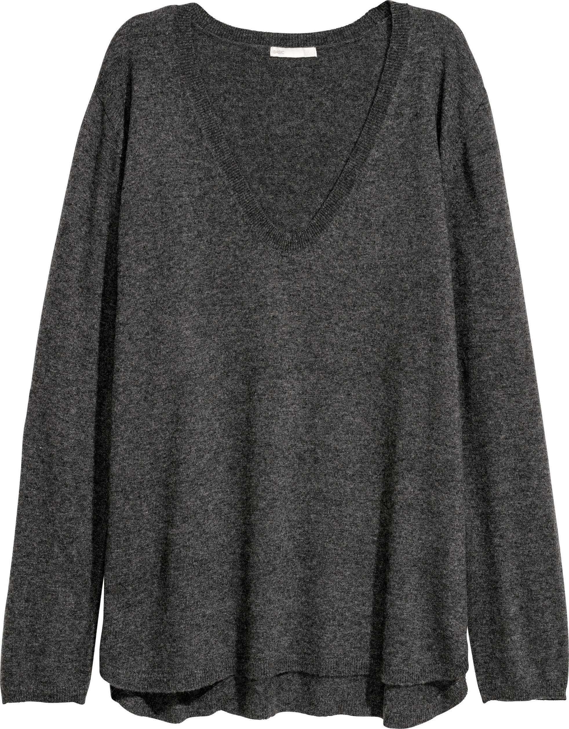 

Пуловер H&M 5604367-ACXW L Темно-серый