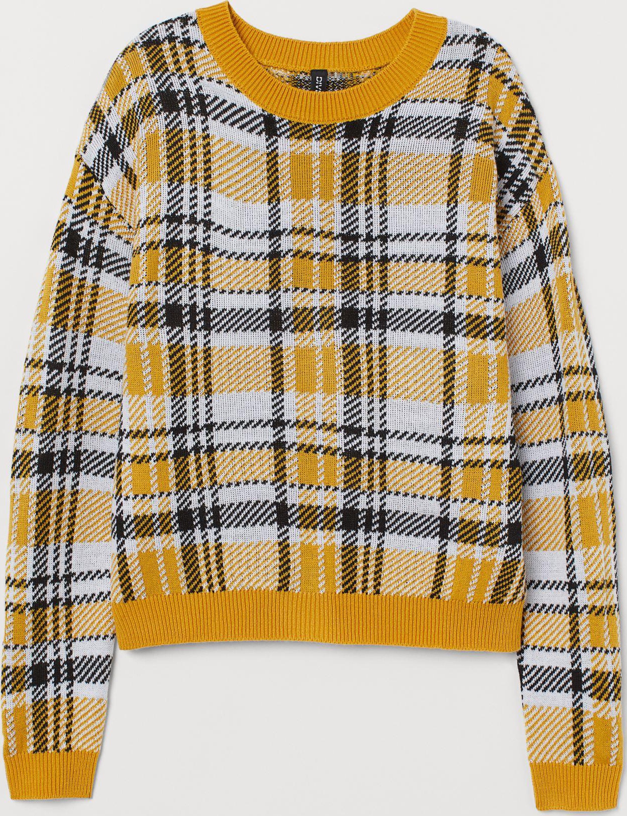 

Джемпер H&M 7414780-ABYI S Белый с желтым и черным