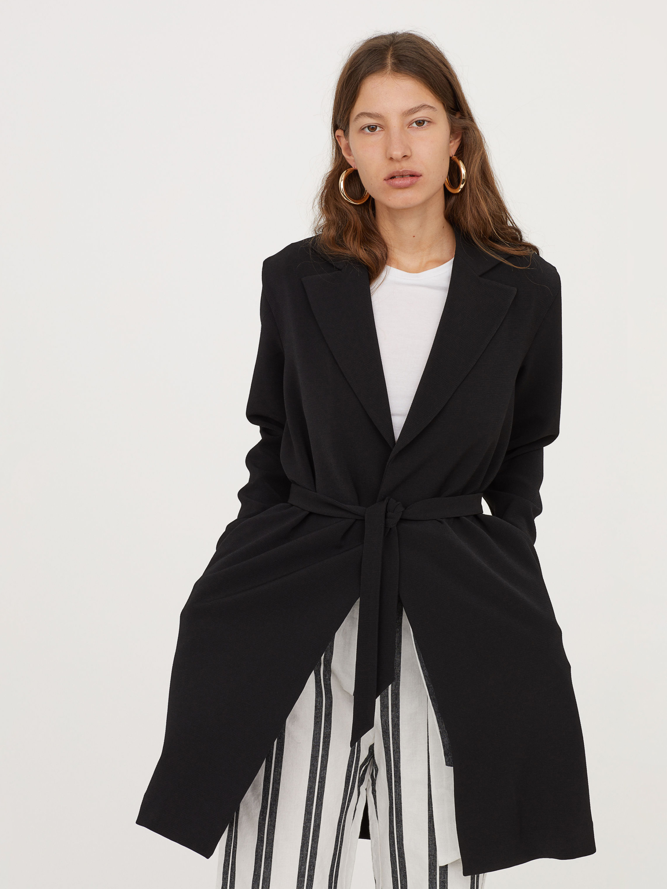 

Плащ H&M 6471367-AAAD 40 Черный
