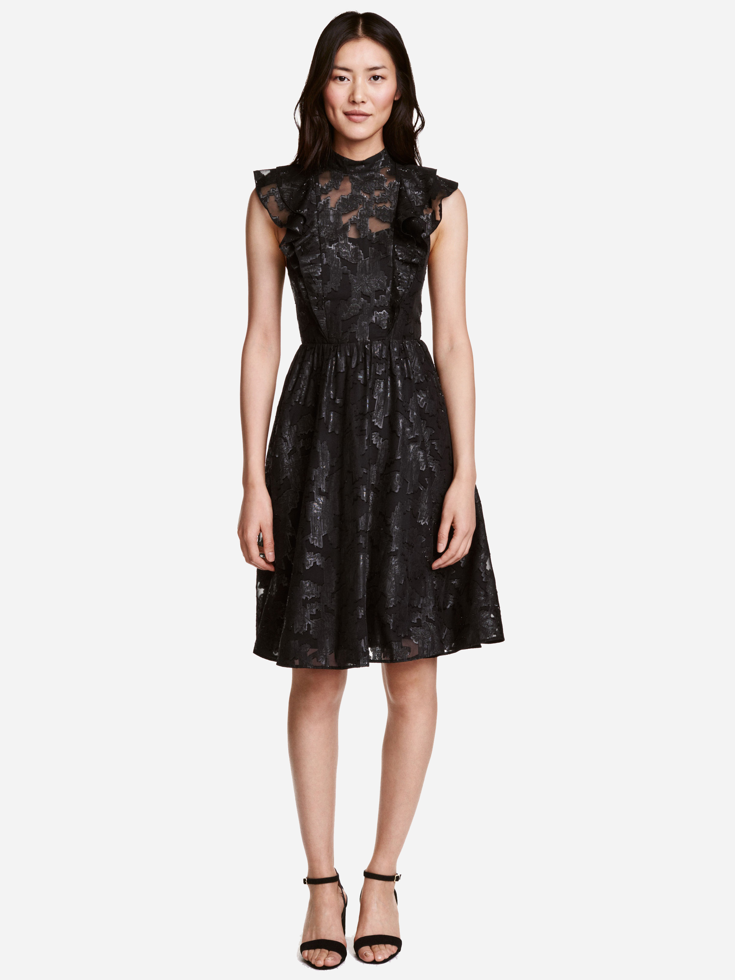 

Платье H&M 4092094-ADMZ  Черное, Платье H&M 4092094-ADMZ 34 Черное