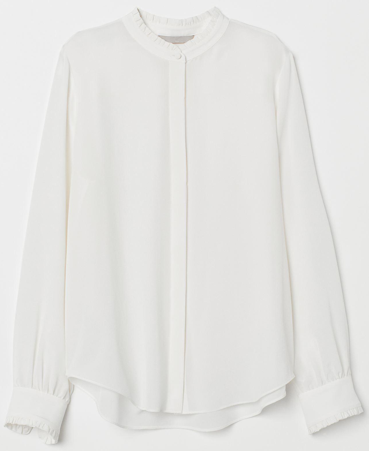 

Блузка H&M 6905029-ABAK 40 Молочная