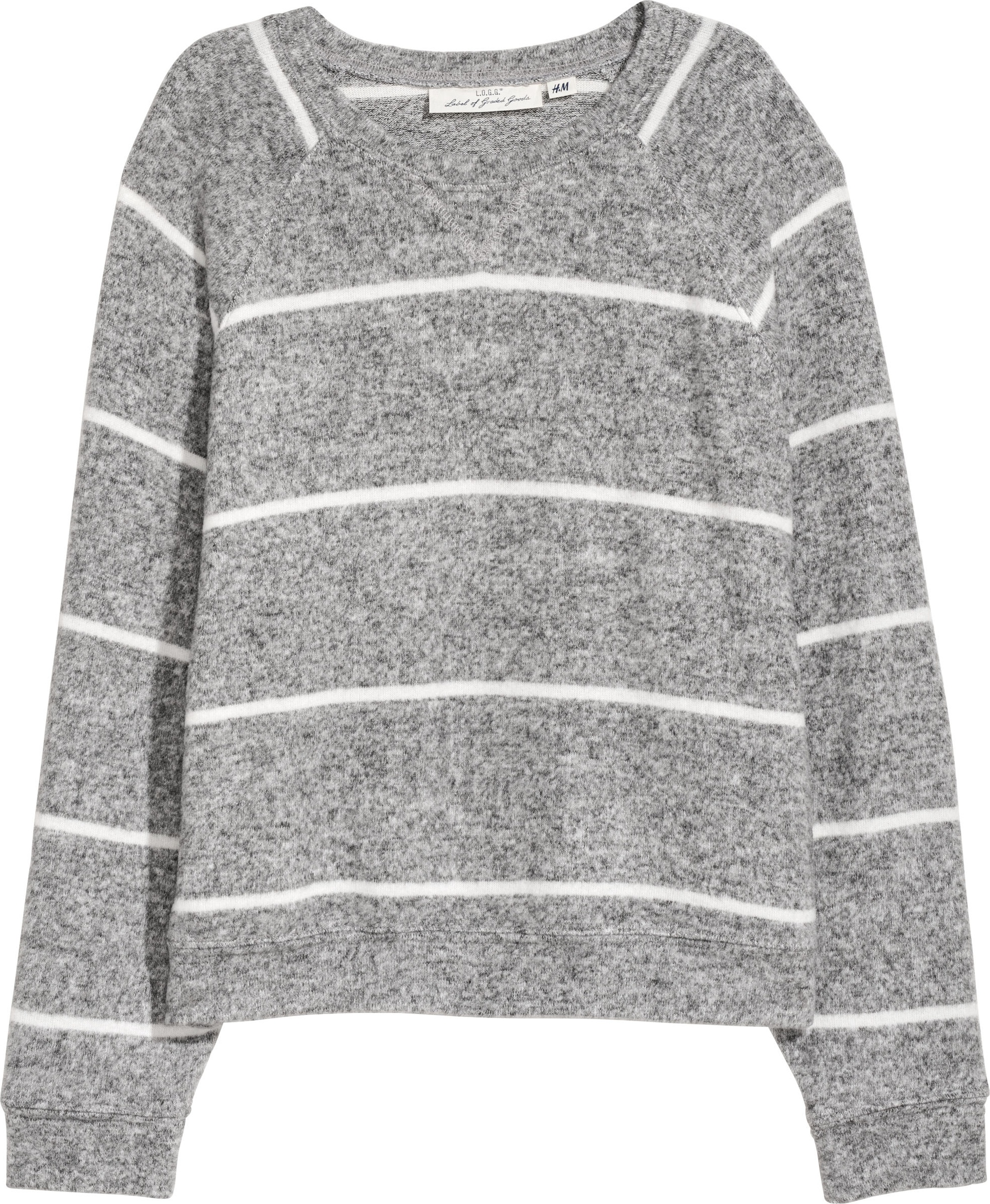 

Свитшот H&M 5772507-AATP XL Серый с белым