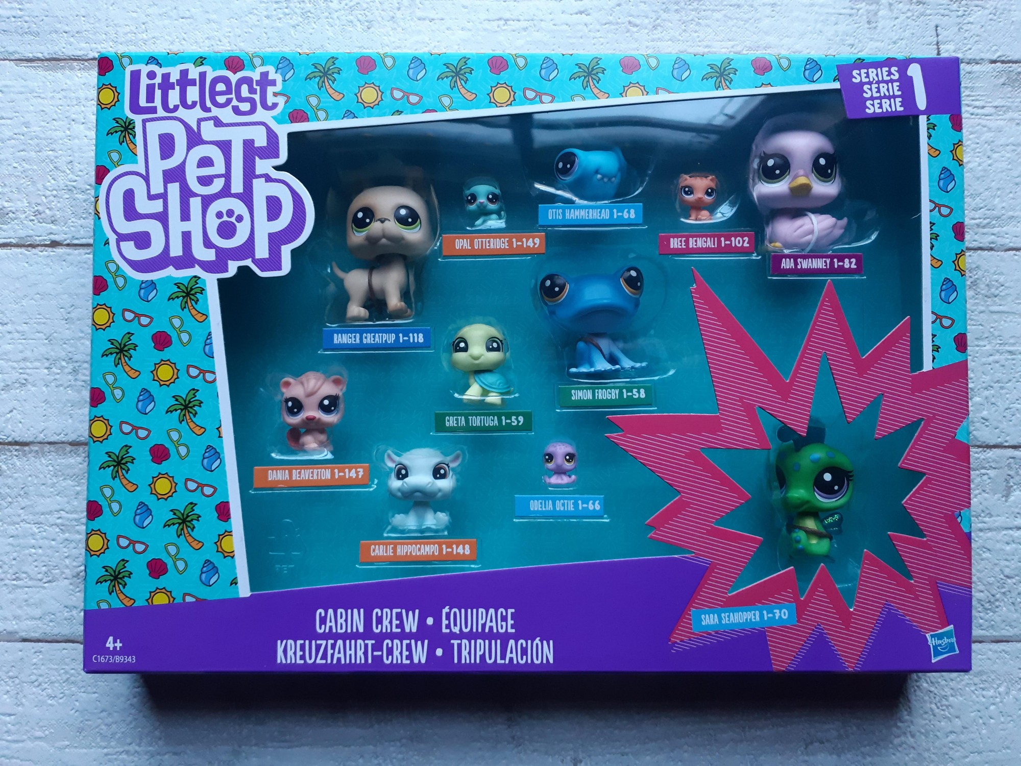 

Набор из 11 фигурок петов Littlest Pet Shop Cabin Crew Hasbro C1673