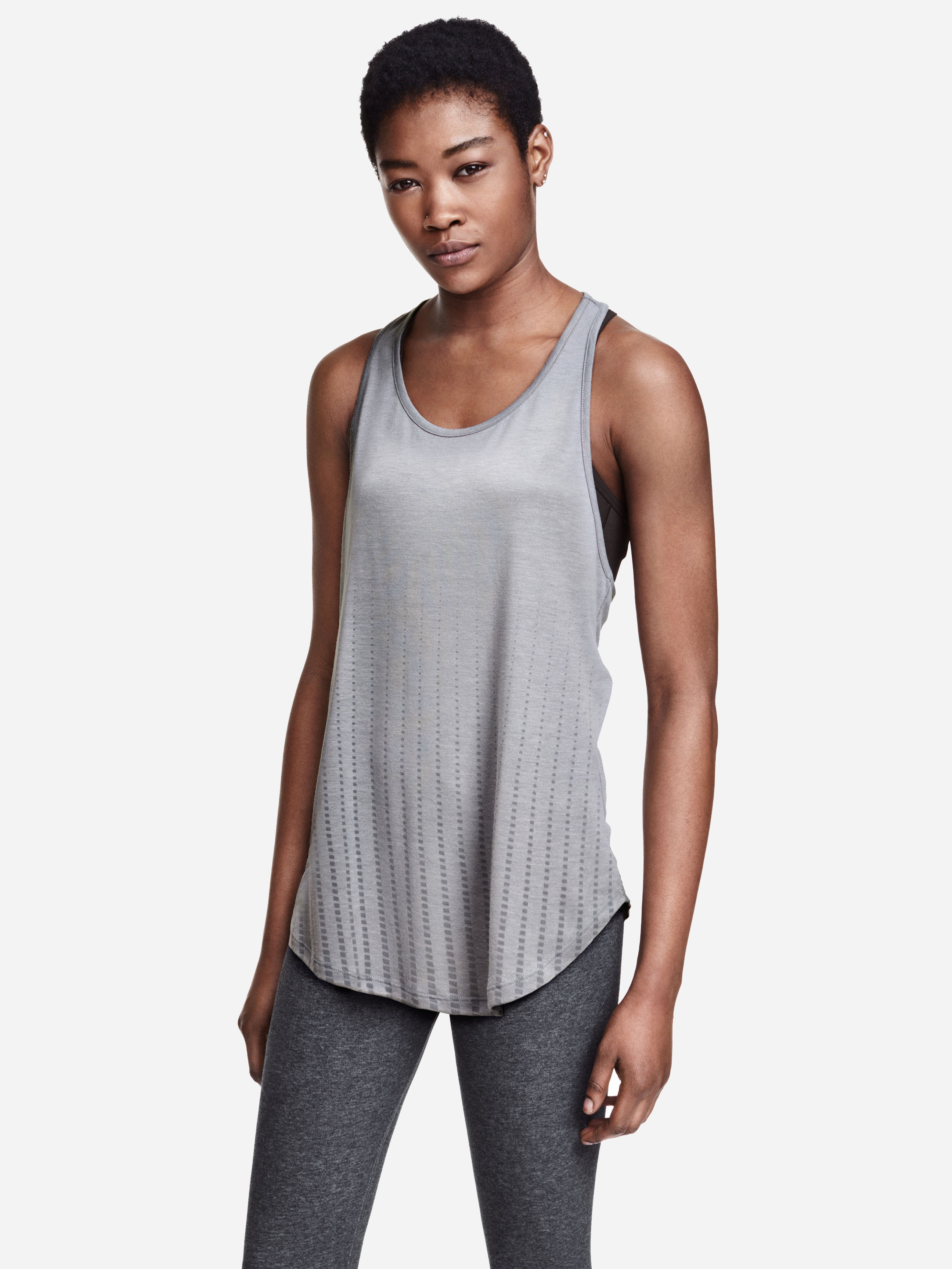

Спортивная майка H&M 3465423-AATN M Серая