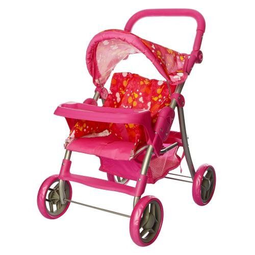 

Коляска для куклы MELOGO 9337 ET/005 - 4 (38x53x74 см) Розовая