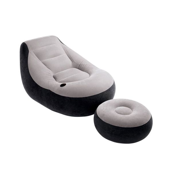 

Надувное кресло Intex 68564 с пуфиком (99 x 1.30 x 76 см) Ultra Lounge