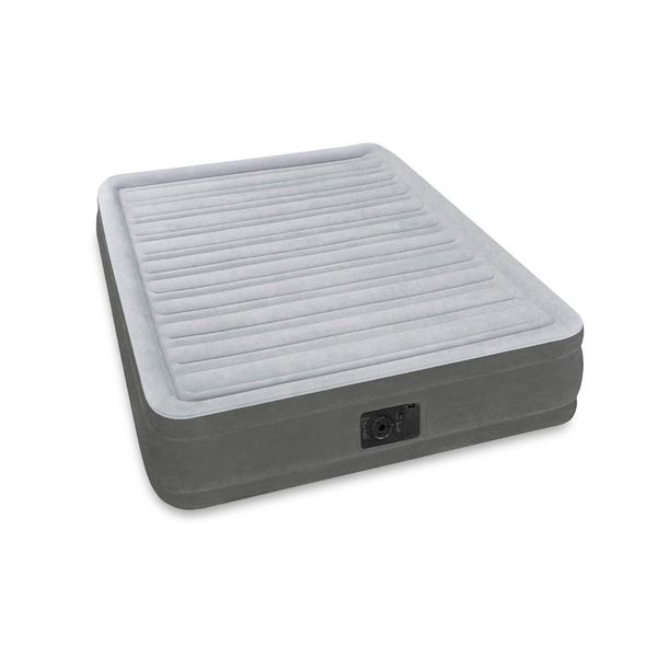 

Полутороспальная надувная кровать Intex 67768 (1.37 x 1.91 x 33 см) Comfort-Plush Airbed + Встроенный электронасос 220В