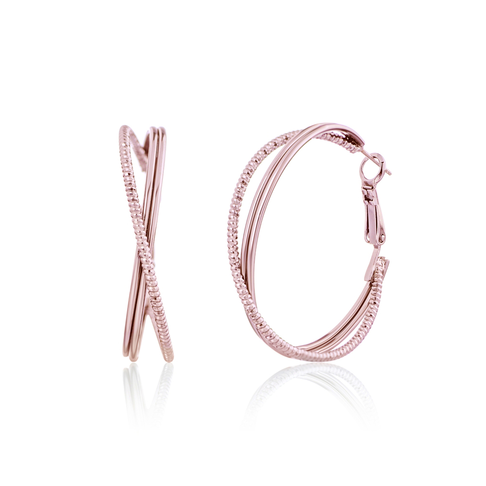 

Серьги Sincera Pink Gold pl. (13-18315)