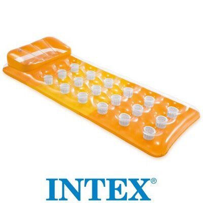 

Надувной матрас для плаванья Intex 58890-1 (188х71 см) Оранжевый