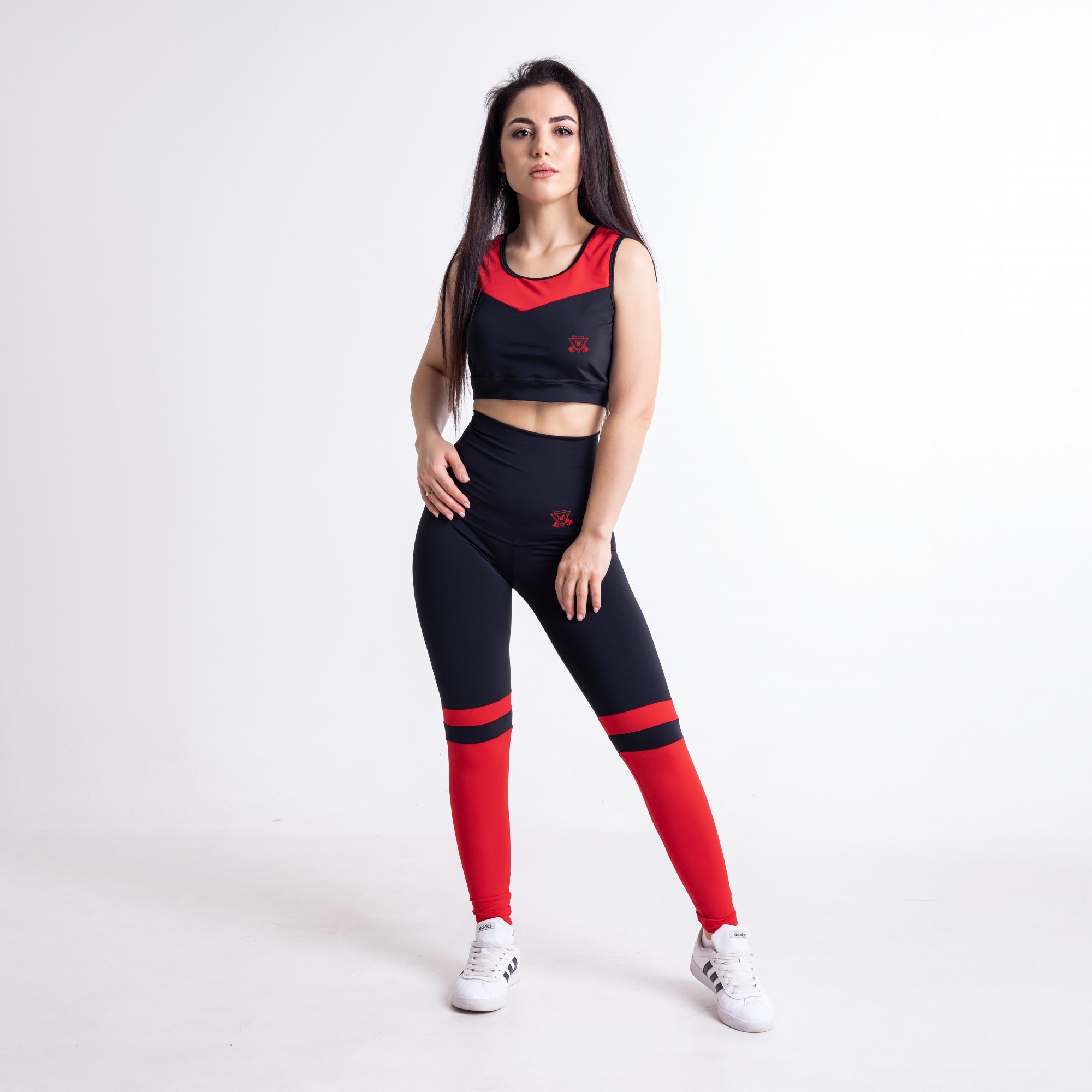 

Спортивный женский костюм (Топ леггинсы) FitU L Разноцветный