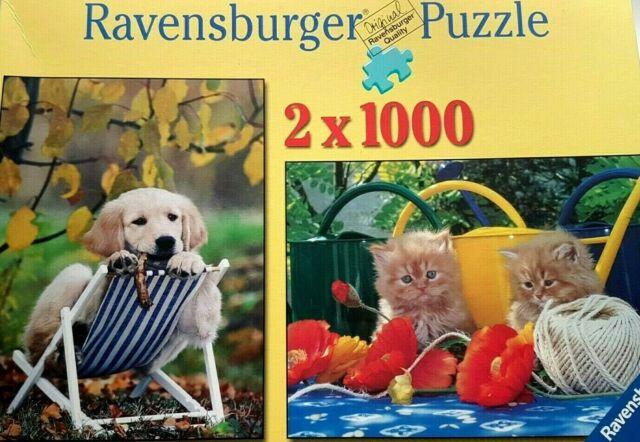 

Пазл Ravensburger Домашние животные 2х1000 элементов