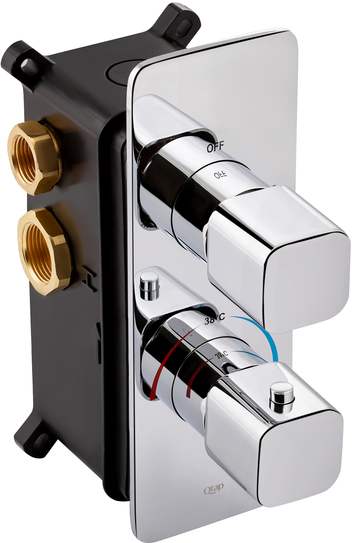 

Смеситель скрытого монтажа для душа QTAP Votice 65T105NGC