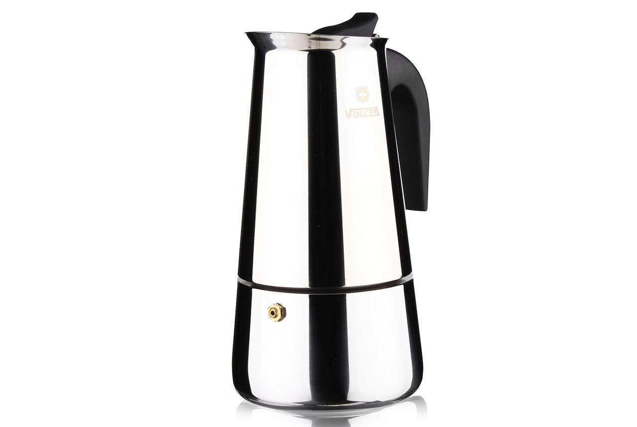 

Кофеварка гейзерная VINZER Moka Inox Induction 4 чашки