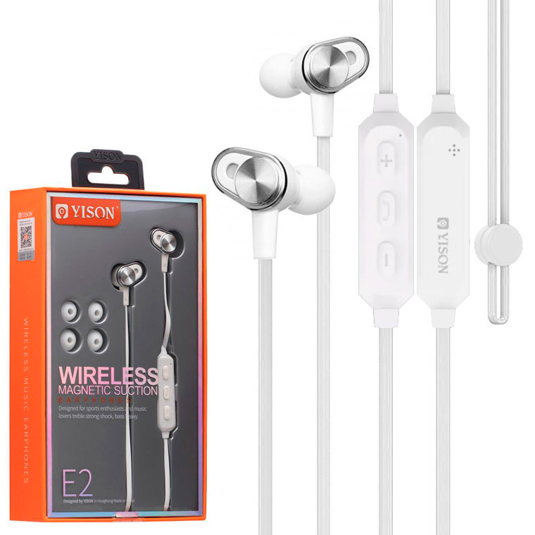 

Bluetooth наушники с микрофоном Yison E2 белые