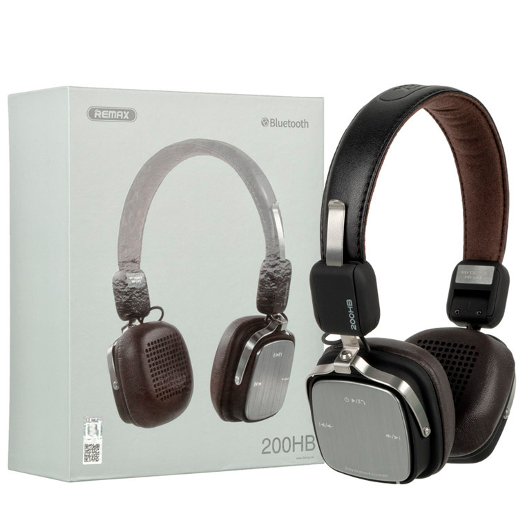 

Bluetooth наушники с микрофоном Remax RB-200HB черные