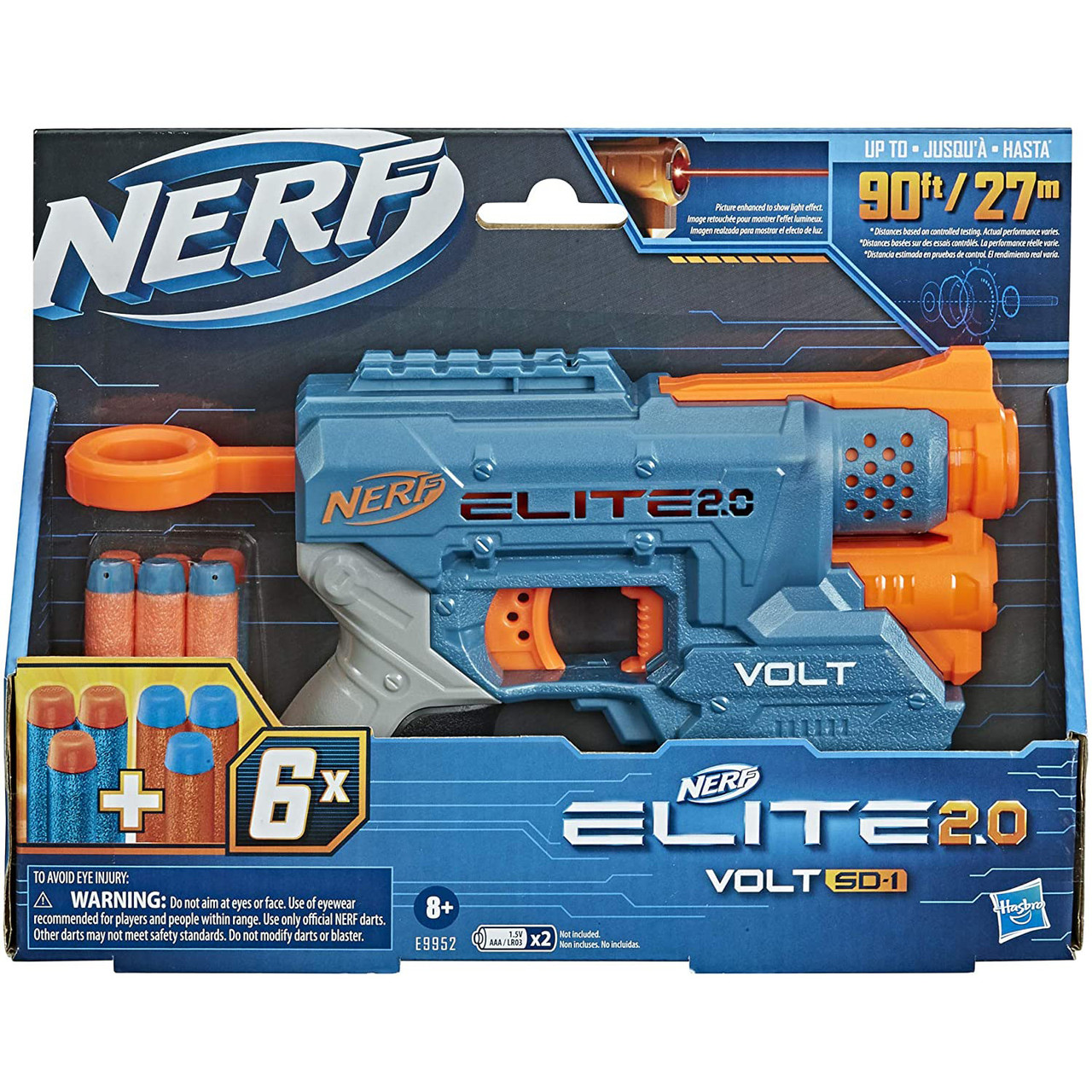 

Бластер Нерф Вольт Nerf Elite 2.0 Volt E9952