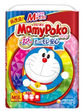 

Подгузники-трусики японские MamyPoko M(6-12) 58шт.