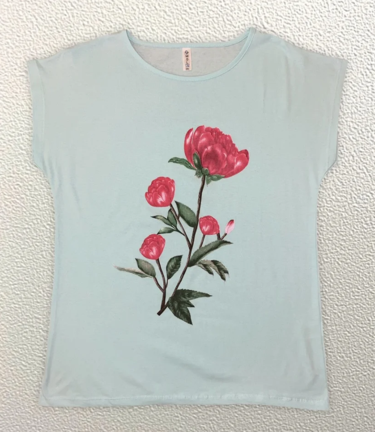 

Жіноча Футболка HAZARD Піона мята Батал 21618 (2XL (52))