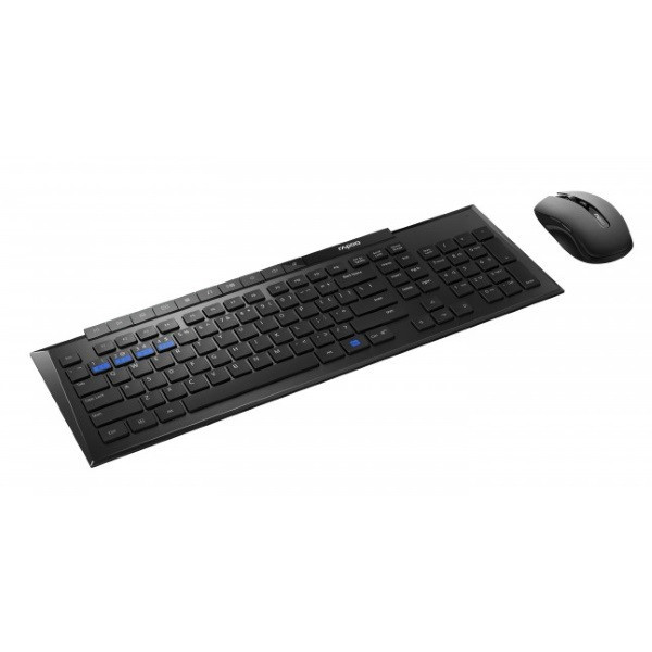 

Клавіатура+миша комплект бездротовий Rapoo 8200M Wireless Black