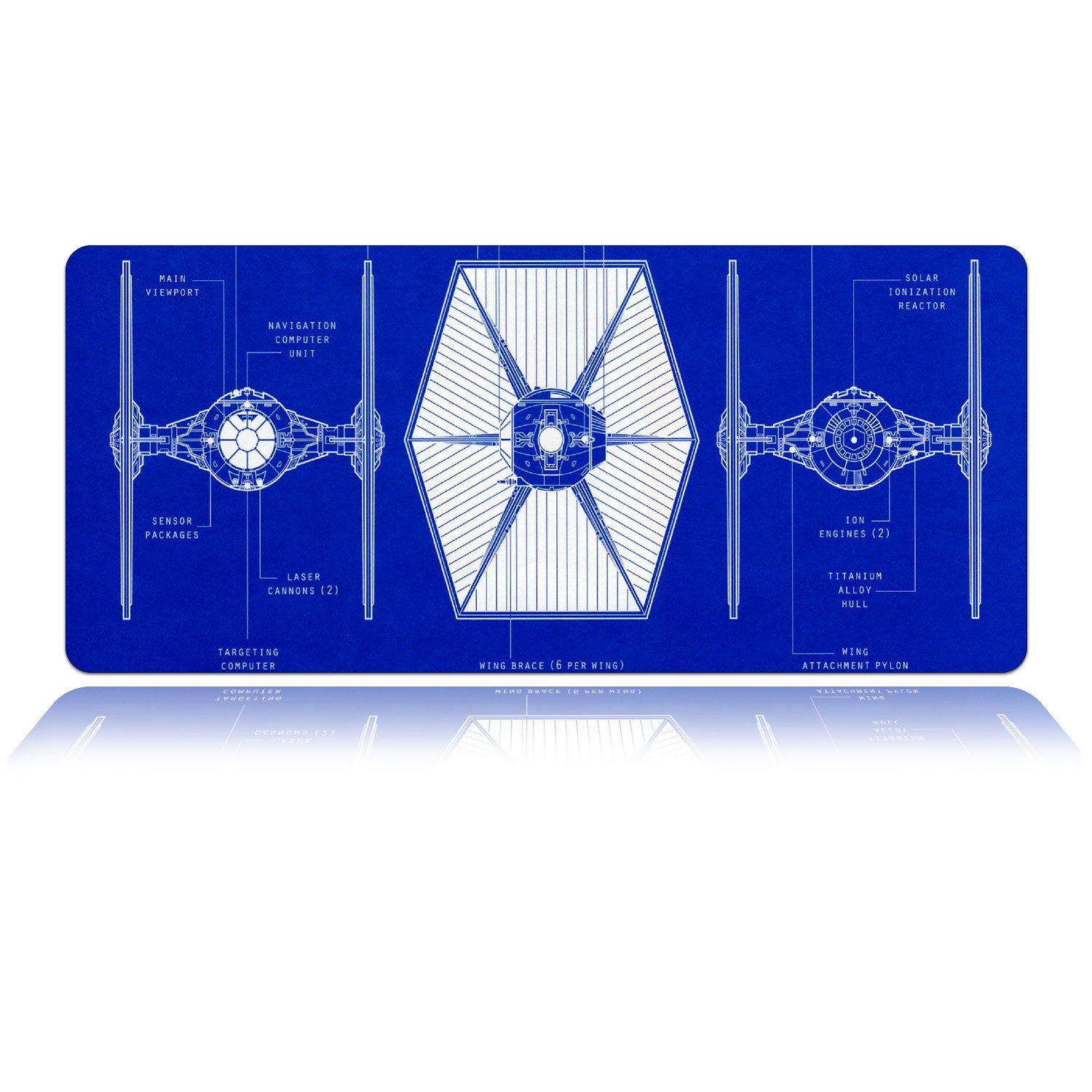 

Игровая поверхность WorkPlaceShop STAR WARS TIE FIGHTER 300х500 мм