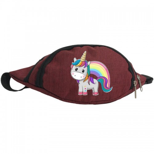 

Сумка Бананка Единорог 0017 на пояс Moon Unicorn EDN 0017 drd красный