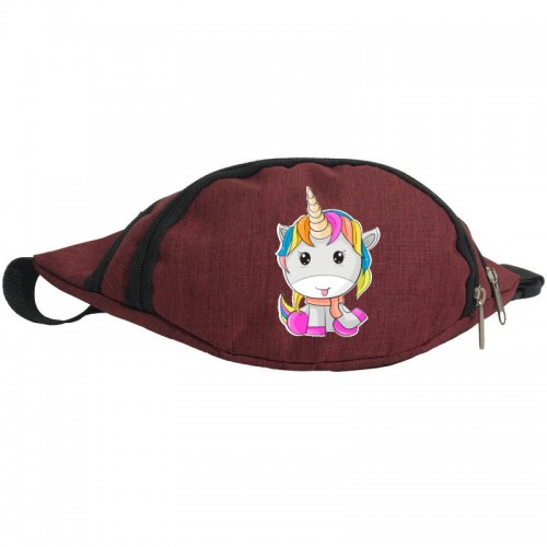 

Сумка Бананка Единорог 0033 на пояс Moon Unicorn EDN 0033 drd красный