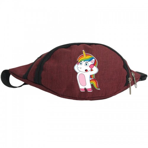 

Сумка Бананка Единорог 0016 на пояс Moon Unicorn EDN 0016 drd красный