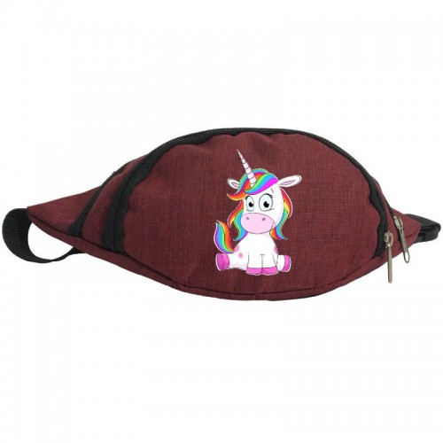 

Сумка Бананка Единорог 006 на пояс Moon Unicorn EDN 006 drd красный