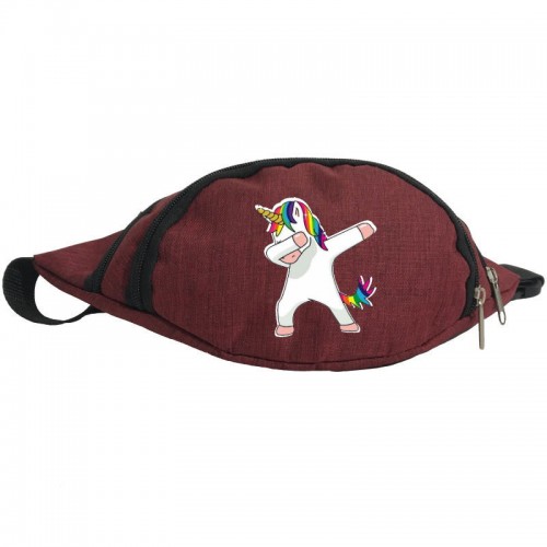 

Сумка Бананка Единорог 002 на пояс Moon Unicorn EDN 002 drd красный