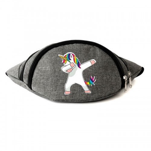 

Сумка Бананка Единорог 002 на пояс Moon Unicorn EDN 002 grey серый