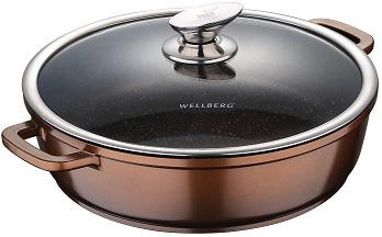 

Сотейник Wellberg Kasian Brown Ø32см с мраморным покрытием
